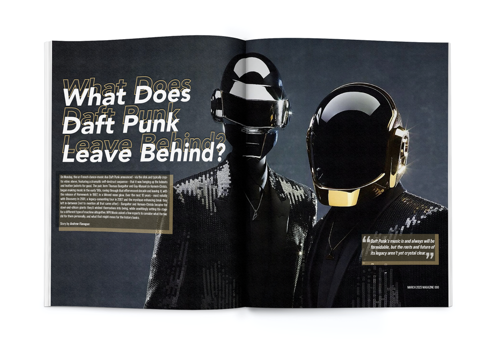 DAFT PUNK Rolling Stone ポスター ROLLING STONE MAGAZINE - DAFT